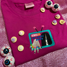 Load image into Gallery viewer, Samara The Ring Shopping Channel Halloween Embroidered Tshirt