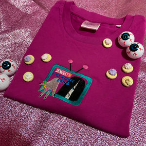 Samara The Ring Shopping Channel Halloween Embroidered Sweatshirt