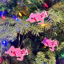 Load image into Gallery viewer, Sexy Mr Blobby Wooden Christmas Tree Decoration
