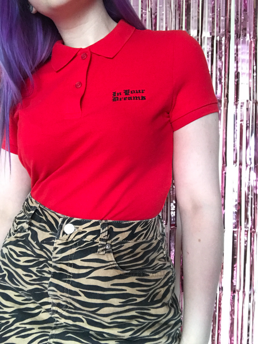 SALE - In Your Dreams embroidered polo shirt