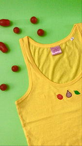 Salad Embroidered Vest Top