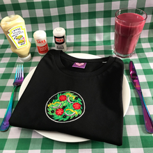 Load image into Gallery viewer, Salad Dinner Plate Embroidered Sweatshirt