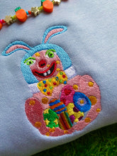 Load image into Gallery viewer, Easter Bunny Mr Blobby Embroidered Tshirt