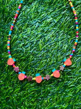 Load image into Gallery viewer, Carrot and Flower Handmade Easter Necklace