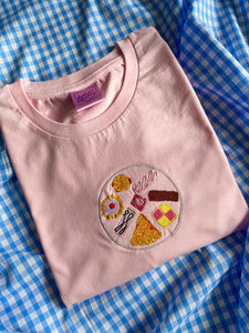Mr Kipling Mini Cakes Embroidered Tshirt