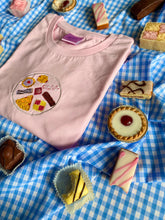 Load image into Gallery viewer, Mr Kipling Mini Cakes Embroidered Tshirt