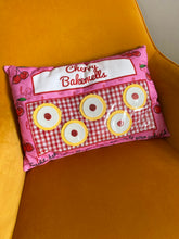 Load image into Gallery viewer, Cherry Bakewell Food Packet Printed Cushions