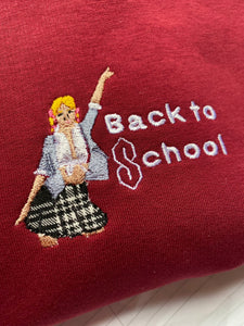 Britney Spears Back to School Embroidered Sweatshirt