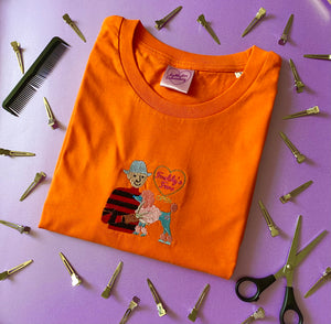 Freddy Krueger's Furs Elm Street Halloween Embroidered Tshirt