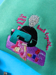 Pinhead Hellraiser Halloween Embroidered Sweatshirt