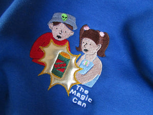 The Magic Can Biff and Chip Embroidered Sweatshirt
