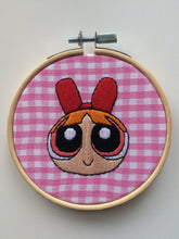 Load image into Gallery viewer, Blossom Powerpuff Girls Hand Embroidery