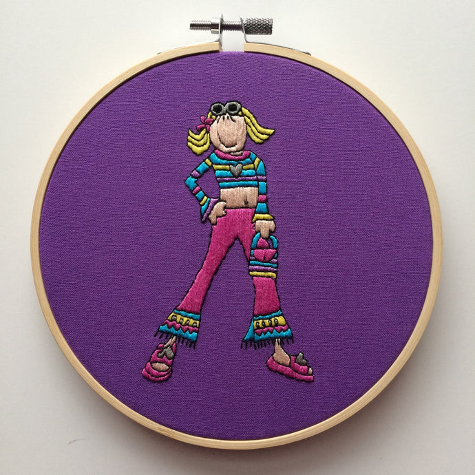 Groovy Chick Hand Embroidery