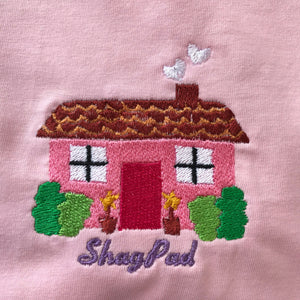 Shag Pad House Embroidered Tshirt